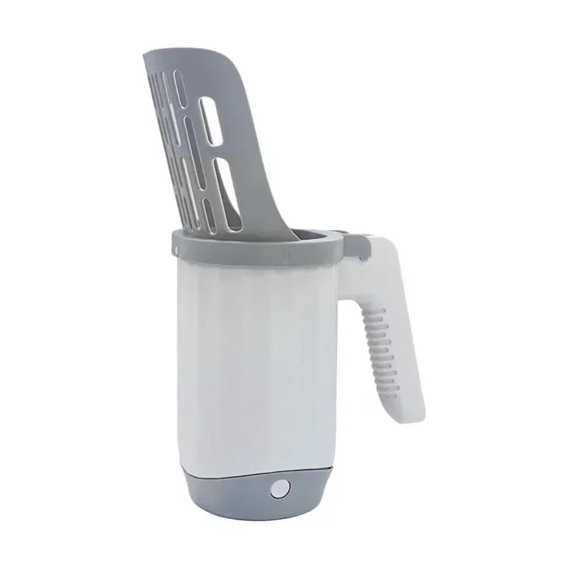 Cat Litter Shovel Scoop with Refill Bag for Pet Filter Clean Toilet Garbage Picker Cat Supplies Cat Litter Box Self Cleaning